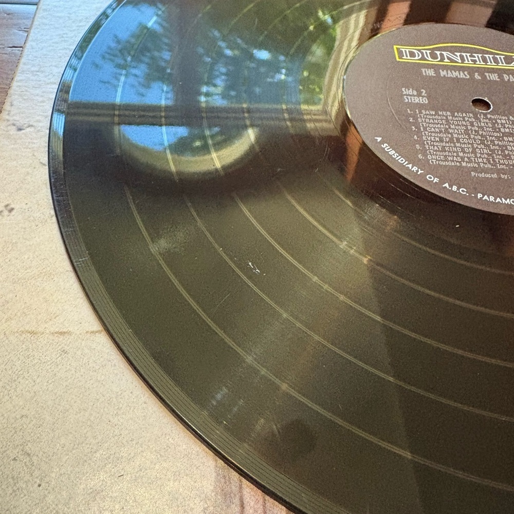 The Mamas & The Papas Self Titled Vinyl Record LP Dunhill - Picture 9 of 10